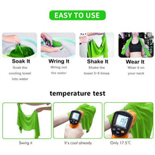Load image into Gallery viewer, 4-Pack: Soft Breathable Cooling Towel
