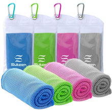 Load image into Gallery viewer, 4-Pack: Soft Breathable Cooling Towel
