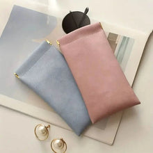 将图片加载到图库查看器,4-Pack: Soft PU Leather Reading Glasses Bag