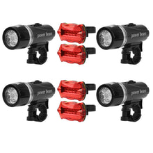 将图片加载到图库查看器,4-Pack: Universal Front Rear Bike Light Set