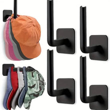 将图片加载到图库查看器,4-Pack: Wall Hat Rack, L-Shaped Storage Rack with Strong Adhesive
