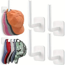 将图片加载到图库查看器,4-Pack: Wall Hat Rack, L-Shaped Storage Rack with Strong Adhesive