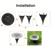将图片加载到图库查看器,4-Pack: Waterproof Solar Garden Lights