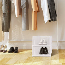 Load image into Gallery viewer, 4-Packs: Plastic Storage Box Closet Organizer Foldable Storage with Slide Rail Push-Pull