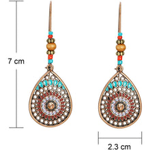 将图片加载到图库查看器,4-Pair: Bohemian Vintage Dangle Earrings