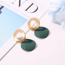 Load image into Gallery viewer, 4-Pairs: Women's Holiday Chrome Geometric Ball Earrings