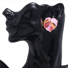 Load image into Gallery viewer, 4-Pairs: Women's Vintage Leaf Fashion Earrings