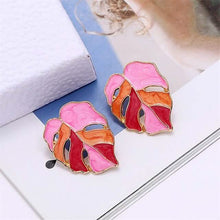 Load image into Gallery viewer, 4-Pairs: Women's Vintage Leaf Fashion Earrings