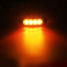 将图片加载到图库查看器,4-Piece: 12V-24V 4 LED Side Marker Indicator Lights