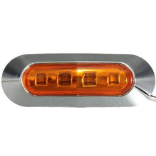 将图片加载到图库查看器,4-Piece: 12V-24V 4 LED Side Marker Indicator Lights