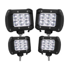 Load image into Gallery viewer, 4-Piece: 4” 18W Dual Row LED Spot Light Pod