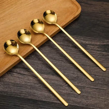 Load image into Gallery viewer, 4-Piece: 6.85'' Coffee Espresso Spoons