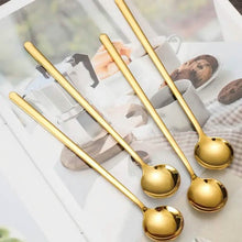 Load image into Gallery viewer, 4-Piece: 6.85'' Coffee Espresso Spoons