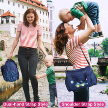 Load image into Gallery viewer, 4-Piece: Baby Diaper Tote Bag Set