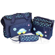 Load image into Gallery viewer, 4-Piece: Baby Diaper Tote Bag Set