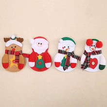 Load image into Gallery viewer, 4-Piece: Holiday Tableware Sets Christmas Knife And Fork Bags