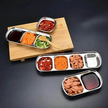 Load image into Gallery viewer, 4-Piece Set: Stainless Steel Sauce Dish