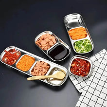 Load image into Gallery viewer, 4-Piece Set: Stainless Steel Sauce Dish