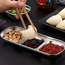 Load image into Gallery viewer, 4-Piece Set: Stainless Steel Sauce Dish