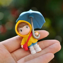 Load image into Gallery viewer, 4-Piece Set: Umbrella Girl Figure Statue