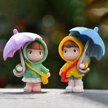 Load image into Gallery viewer, 4-Piece Set: Umbrella Girl Figure Statue