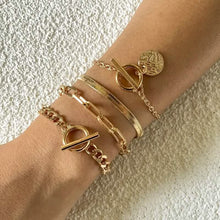 Load image into Gallery viewer, 4-Piece Set: Women's Simple Fashion Bracelets