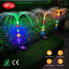 Load image into Gallery viewer, 4-Piece: Solar Powered Jellyfish Lights