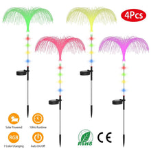 Load image into Gallery viewer, 4-Piece: Solar Powered Jellyfish Lights