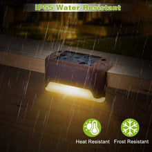 Load image into Gallery viewer, 4-Piece: Solar Powered LED Step Lights