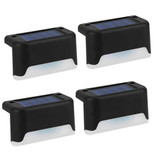 Load image into Gallery viewer, 4-Piece: Solar Powered LED Step Lights