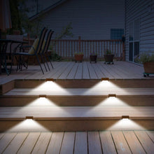 Load image into Gallery viewer, 4-Piece: Solar Powered LED Step Lights