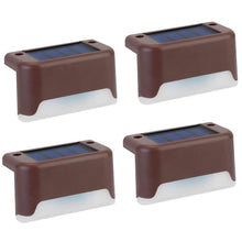 Load image into Gallery viewer, 4-Piece: Solar Powered LED Step Lights