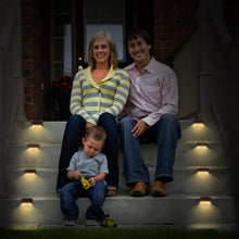 Load image into Gallery viewer, 4-Piece: Solar Powered LED Step Lights