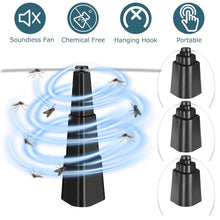 Load image into Gallery viewer, 4-Pieces: Fly Repellent Fan Table Top Battery Powered Bug Deterrent