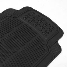 Load image into Gallery viewer, 4-Pieces: Heavy Duty PVC Rubber Automotive Floor Mats with Trimmable Design