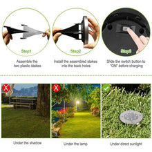 Load image into Gallery viewer, 4-Pieces: Solar Powered Ground Light