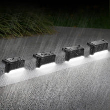 Load image into Gallery viewer, 4-Pieces: Solar Powered LED Step Lights