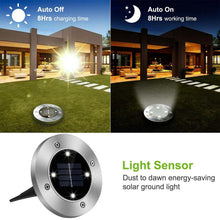 将图片加载到图库查看器,4-Pieces: Solar Waterproof Ground Light