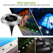 将图片加载到图库查看器,4-Pieces: Solar Waterproof Ground Light