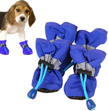 将图片加载到图库查看器,4-Pieces: Water-Resistant Dog Bootie Shoes