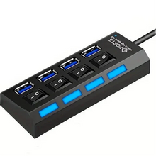 将图片加载到图库查看器,4-Port USB Switch Universal Hub