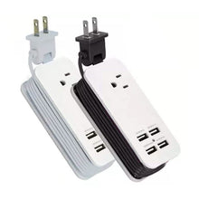 将图片加载到图库查看器,4 Port USB with Single AC Extendable Wire Charging Station