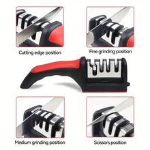 Load image into Gallery viewer, 4 Stages Professional Kitchen Knife Sharpener Tool