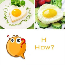 Load image into Gallery viewer, 4 Style Stainless Steel Egg Shaper Pancake Mould Omelette Mold Heart Shape Frying Egg Cooking Tool Kitchen Accessories Gadget Stainless Steel Fried Egg Ring Mold Omelette Pancake Rings Cute Shape Egg Mold Cooking Tools