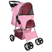Load image into Gallery viewer, 4 Wheels Pet Foldable Stroller