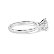 Load image into Gallery viewer, 14K White Gold 1.0 Cttw Round Lab Grown Diamond Eagle Claw 4-Prong Set Solitaire Engagement Ring (F-G Color, VS2-SI1 Clarity) - Ring Size 7