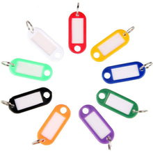 Load image into Gallery viewer, 40-Pack: Uniclife Tough Plastic Key Tags with Split Ring Label Window