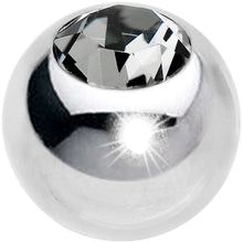 将图片加载到图库查看器,3mm Stainless Steel Black Diamond Gem Replacement Ball