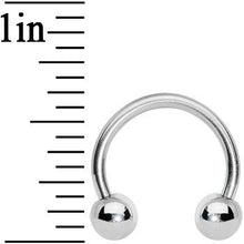 Load image into Gallery viewer, 14G 1/2 Stainless Steel Horseshoe Circular Barbell