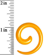 Load image into Gallery viewer, 4G Honey Yellow Metallic Pearl Acrylic Spiral Taper